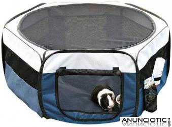 Parque de nylon plegable para animales