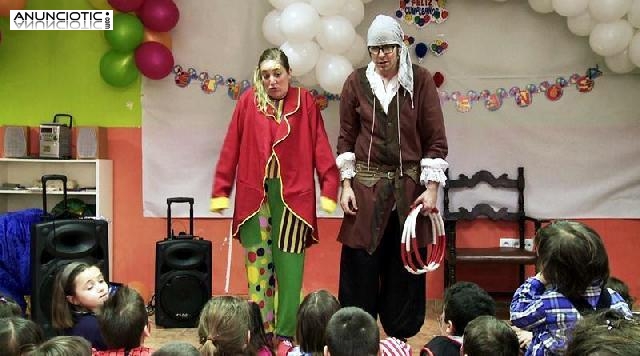 Animadores fiestas infantiles Almería, cumpleaños a domicilio, comuniones