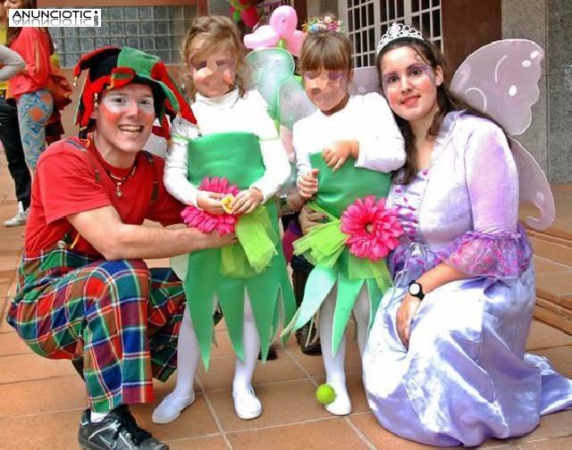 Animadores fiestas infantiles Almería, cumpleaños a domicilio, comuniones