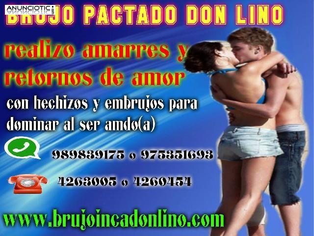 AMARRES MATRIMONIALES DE AMOR EFECTIVOS Y RAPIDOS PERU Y LIMA-DON LINO