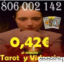 Tarot  y videncia económico 0,42.