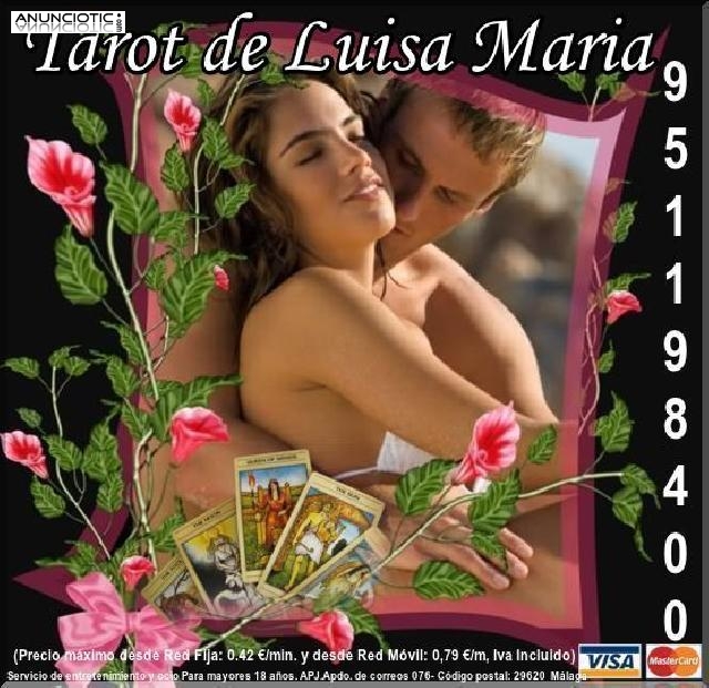 Tarot de Luisa Maria  951 198 400 Visa 15/30m