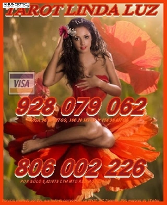 Oferta tarot Linda Luz 5 15min 928 079 062 online  