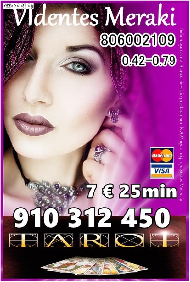 DESCUBRE TU DESTINO AQUÍ 910 312 450 TAROT Y VIDENCIA VISA  9 30min 