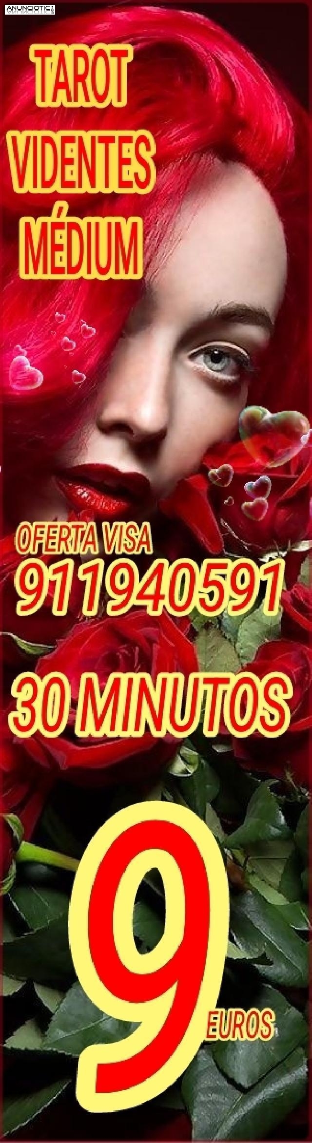 Tarotistas profesionales 30 minutos 9 euros oferta 