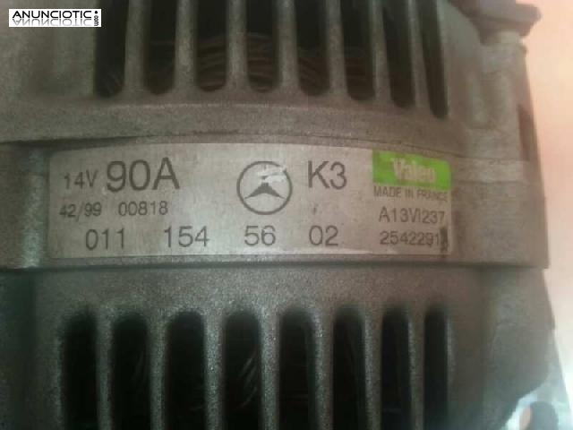 Alternador mercedes clase a  w168  - 0111545602