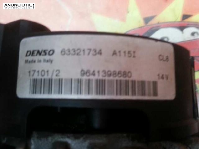 Alternador peugeot  206cc referencia 63321734