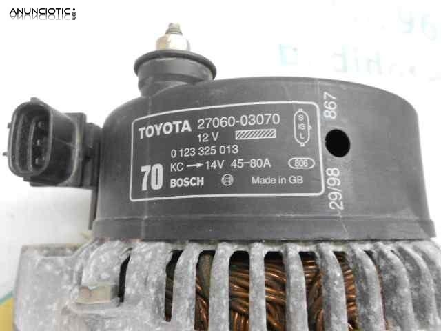 Alternador 2841213 0123325013 toyota