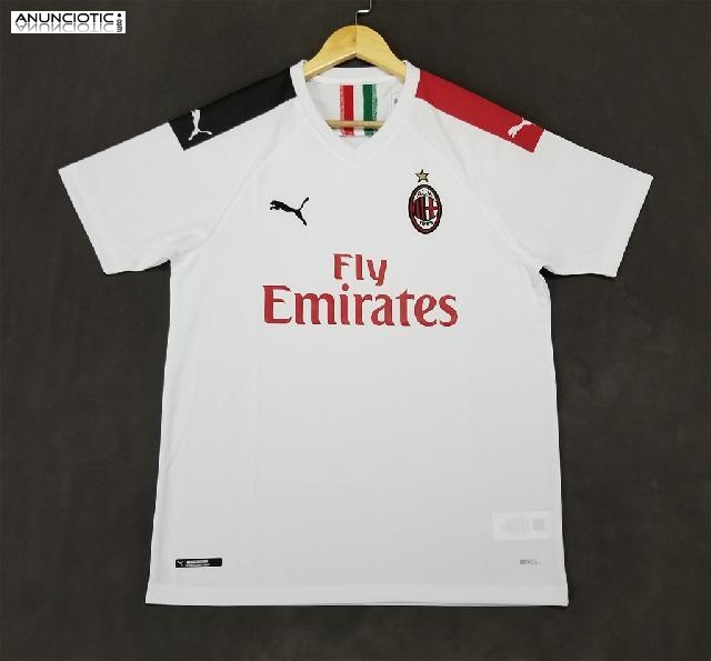 Camiseta Milan segunda 2020