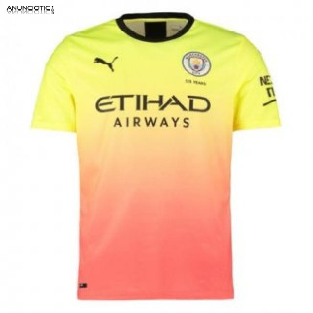 Camiseta de fútbol Manchester City barata y de moda