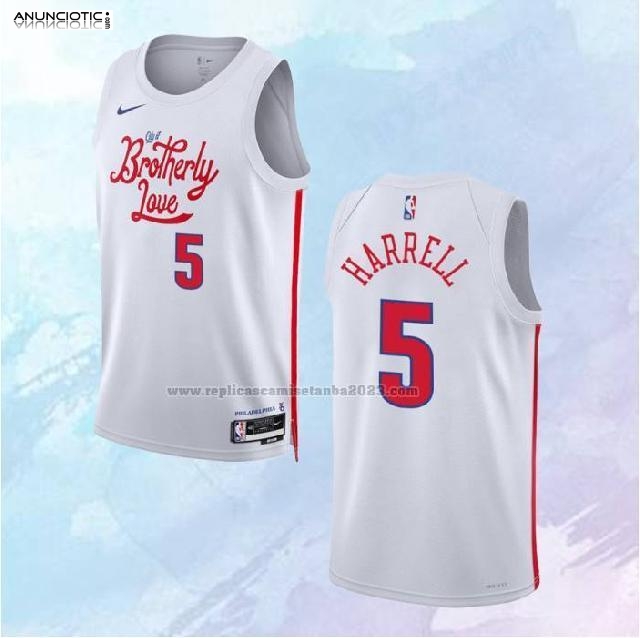 NO 5 Montrezl Harrell Camiseta Philadelphia 76ers Ciudad Blanco 2022-23