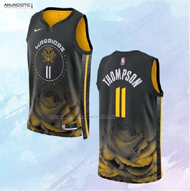 NO 11 Klay Thompson Camiseta Golden State Warriors Ciudad