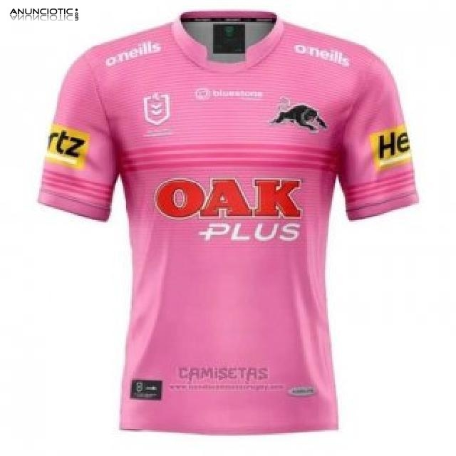 Camiseta Penrith Panthers Rugby 2023 Segunda - tiendacamisetasrugby.com