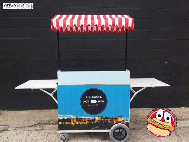 Carrito para crepes para fiestas