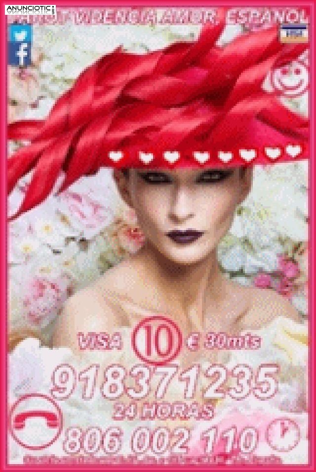 Oferta tarot  Amor  5 15 min, 918 371 235 online  de España