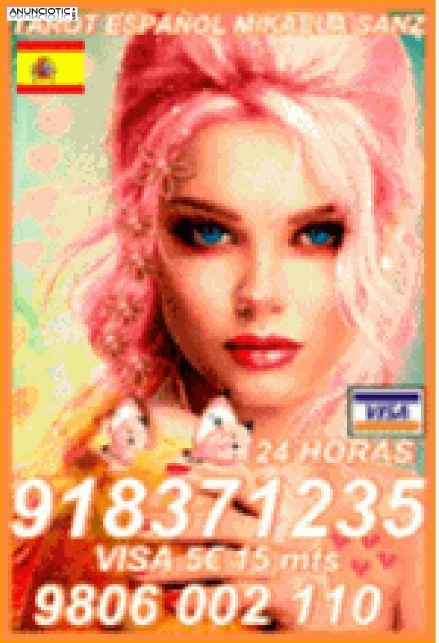 videncia batara Tarot Mikaela Sanz 918 371 235 desde 5 15 mts, 8 20mts y 