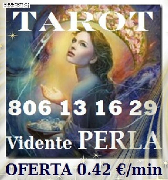  TAROT Vidente Perla 806 13 16 29 ECONOMICO  0. 42 /min