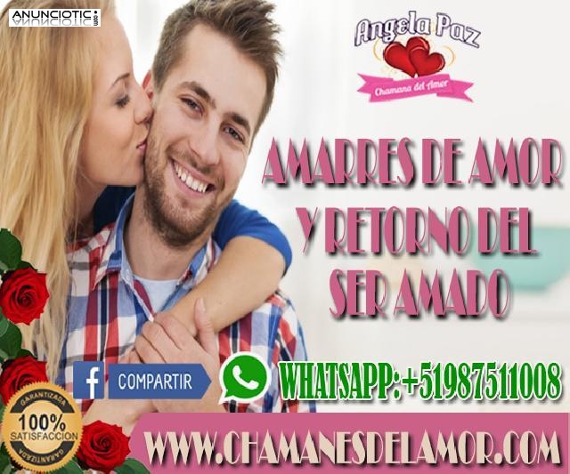 AMARRES DE AMOR Y RETORNO DE PAREJAS ANGELA PAZ +51987511008 peru