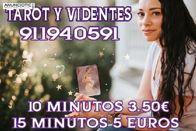 Videntes telefónico y tarotistas 10 minutos 3.50 