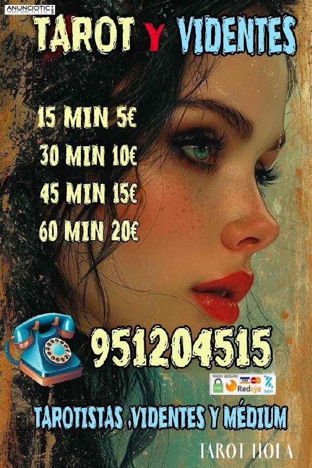 Tarot y videncia 100% certera 24 horas..951 204 515...