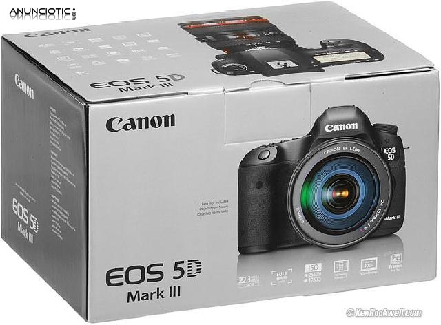 Comprar nuevos Canon EOS 5D Mark II, III y Canon EOS 6D y Canon EOS 7D