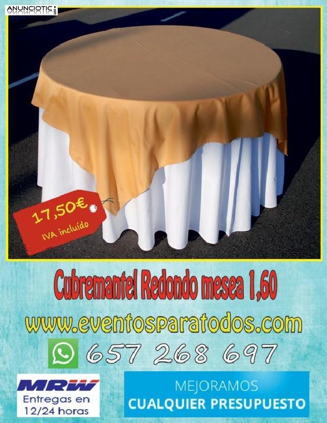 Cubremantel nuevo para mesa 1.60m