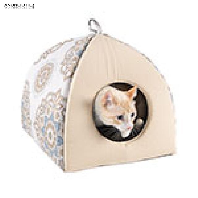 Cama para gatos TK-Pet Victoria tipo iglú