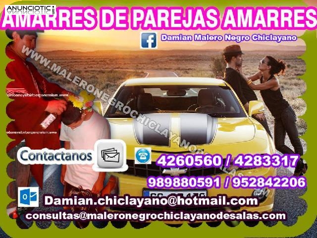 Unión de parejas efectivos amarres de amor 