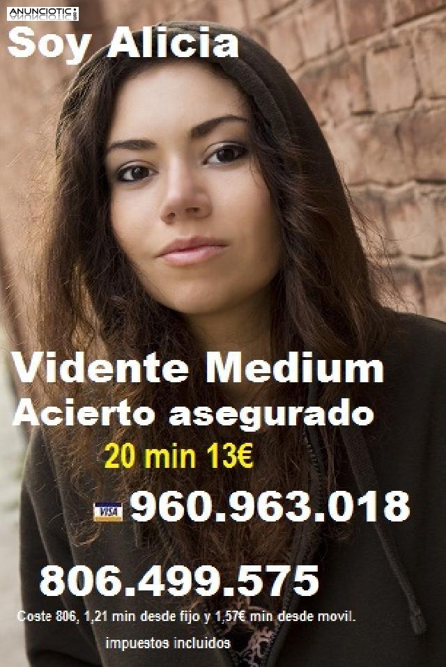 Alicia vidente medium. Acierto asegurado. 916356127