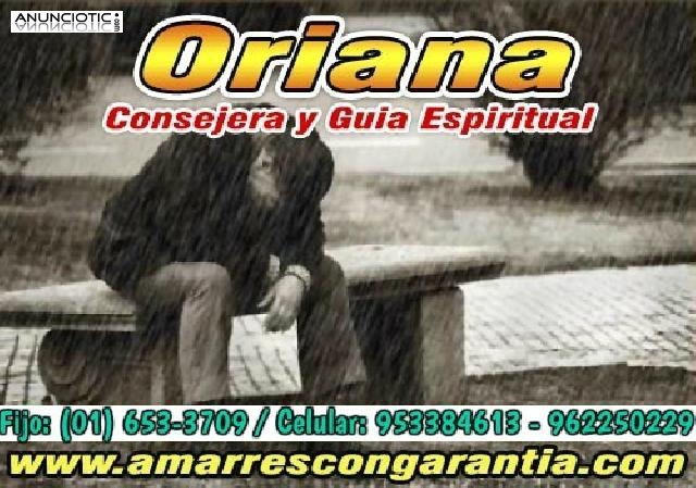 ORIANA BRINDA ORIENTACION PARA RECUPERAR EL AMOR PERDIDO