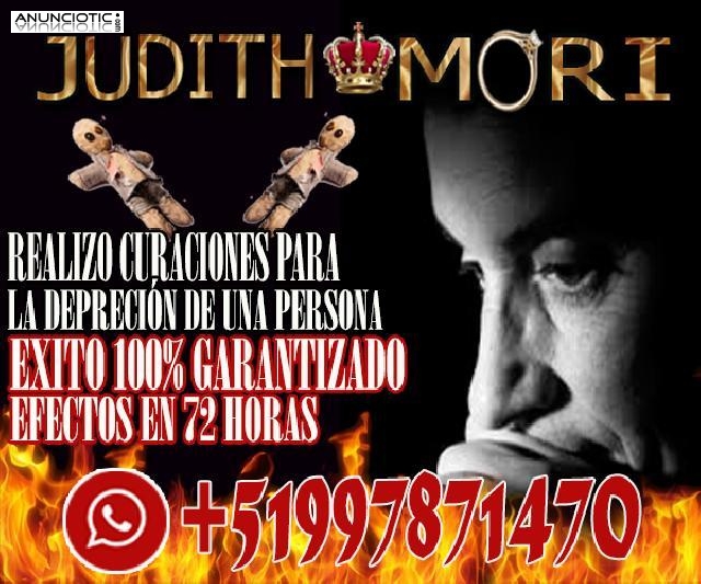 CURO LA DEPRECIÓN DE LAS PERSONAS JUDITH MORI +51997871470 peru