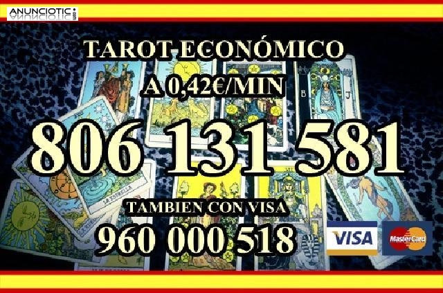 Tarot muy económico y bueno a 0,42/min. de Salma. 806 131 581.--   