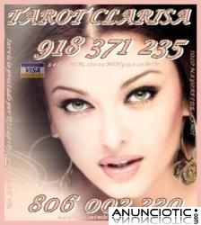 sólo 0,42 ctm mto.   tarot barato Clarisa 5 10mtos  918 371 235  on line  .barato 806 002