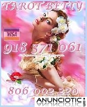 Tarot barato Betty 5 10min 918 371 061. Tarot barato 806 002 226 por sólo 0,42 cm min. 