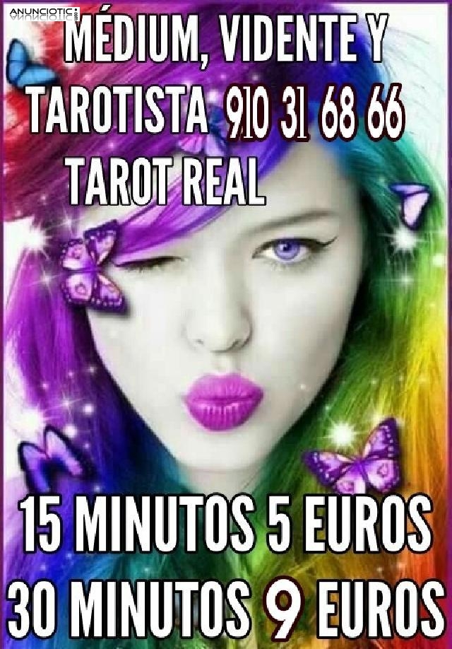 Tarot real, videncia y médium 30 minutos 9 euros 