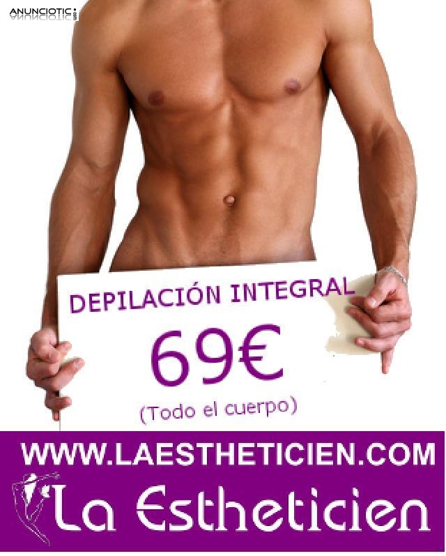 Depilación Todo el Cuerpo Hombres en 69.