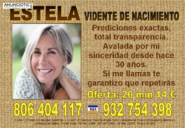 Estela, gran vidente española 806404117 Sin preguntas 20min 14
