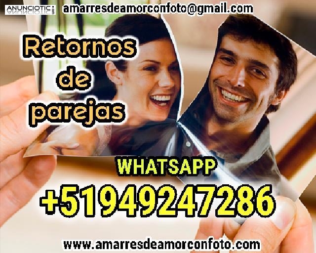 Amarres de amor para retornos de parejas en horas