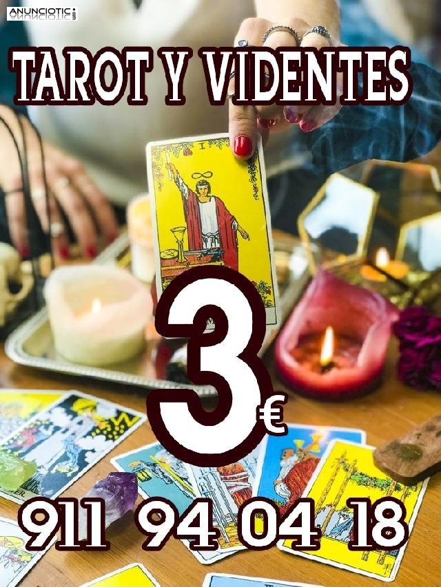 Tarot y videntes 10 minutos 3 euros económico y fiables 