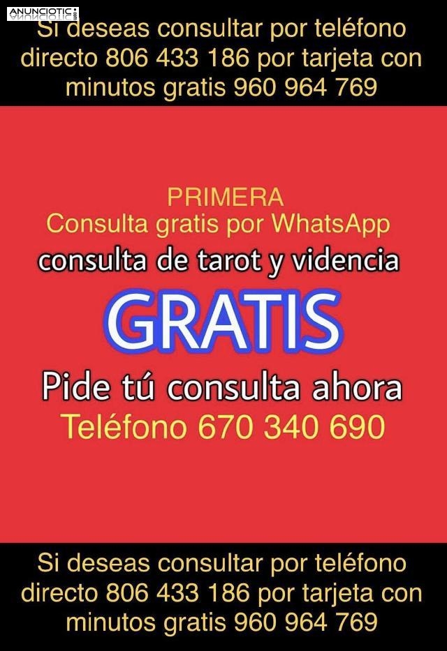 Vidente gratis Tarotista primera consulta gratuita