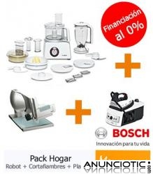 Robot de cocina + Cortafiambres + Centro de plancha