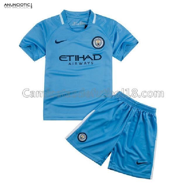 camiseta nino manchester united manchester city 2017-2018