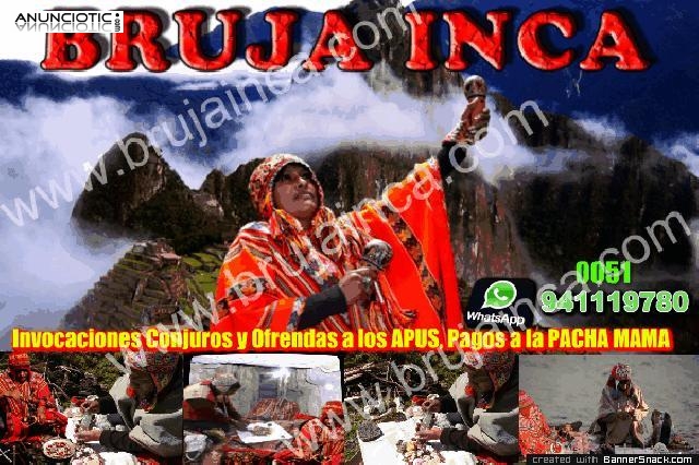 AMARRES DE AMOR  FUERTES Y SEGUROS BRUJA  INCA