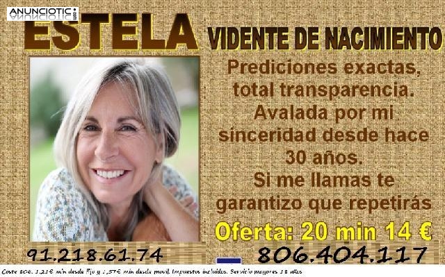 Estela, unica vidente, acierto es un hecho 806404117. tarot total seriedad.