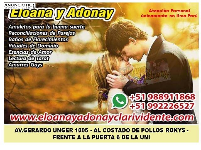 ADONAY Y ELOANA VIDENTES TAROTISTAS PERUANOS Consejera espiritual y rituali