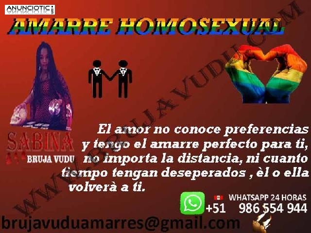 BRUJA VUDU ESPECIALISTA EN AMARRES HOMOSEXUAL