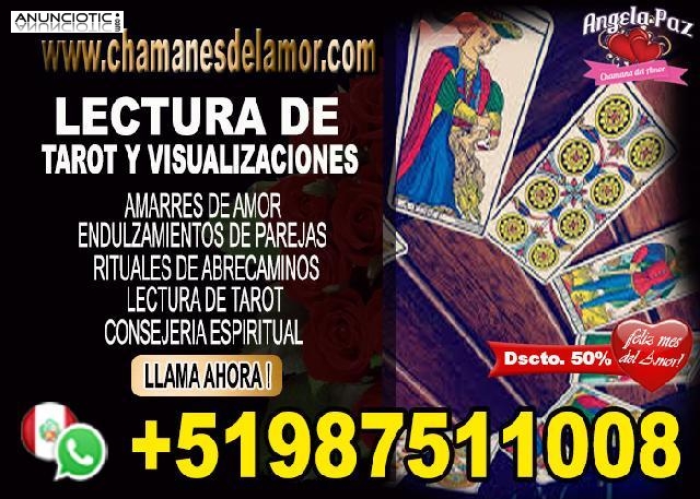 LECTURA DE TAROT Y VISUALIZACIONES ANGELA PAZ +51987511008 españa