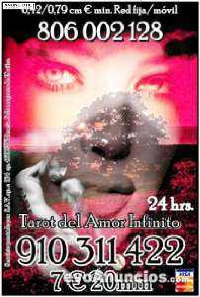 VIDENCIA REAL Y TAROT  7 20min 910 311 422 / 806 002 128 