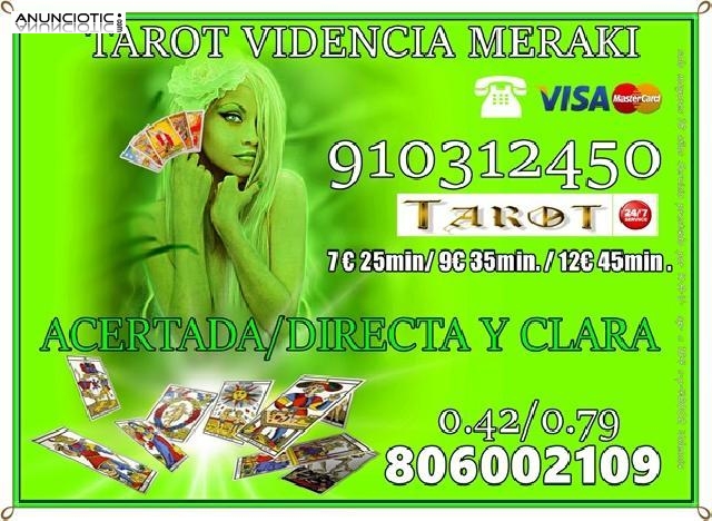 EL TAROT QUE ESPERABAS, DIRECTO Y FIABLE VIDENCIA NATURAL MERAKI visa  9 3