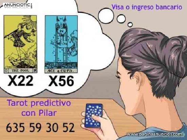 Tarot evolutivo con Pilar 635 59 30 52 Bizum o Transferencia 